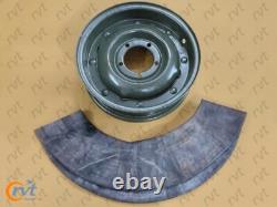 16 Combat Wheel, 1942-1945, Military Willys Jeep MB /Ford GPW A5467 Free Tube