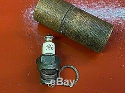 1916 1917 1918 Ac Titan Spark Plug In Wood Case Ford Overland Dodge Chevy Hupp