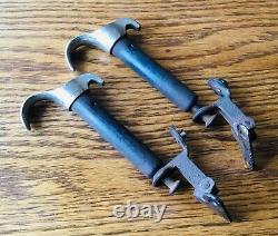 1920s 1930s HOOD LATCH HANDLES vtg antique early rare