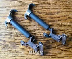 1920s 1930s HOOD LATCH HANDLES vtg antique early rare