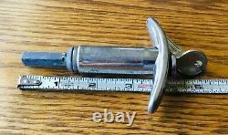 1920s 1930s TSHAPED HANDLE withKEYS vtg exterior deck lid lock