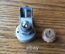 1930s 1940s ARK-LES FOG LITE SWITCH vtg Illuminated Accessory dash light knob