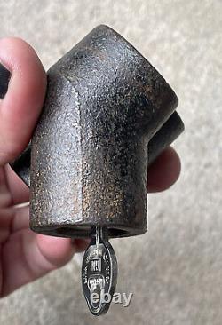 1930s 1940s GMC Chevrolet SPARE TIRE LOCK withBRIGGS KEY oem auto pickup accessory
