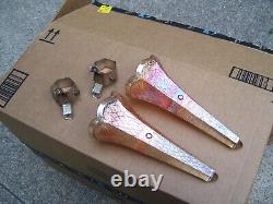 1930s Antique Auto Bud silk Flower Vases Vintage GM Ford Chevy Hot rat Rod bomb