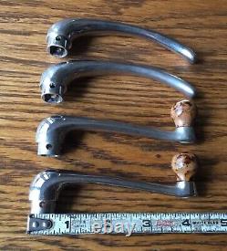 1932 Ford WINDOW CRANKS & DOOR HANDLES vtg 1930s nickel interior