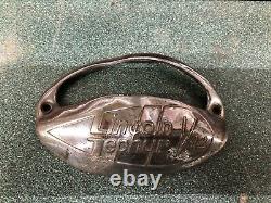 1938 V12 Lincoln Zephyr License Plate Light Bezel Surround Sedan 38