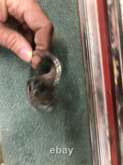 1938 V12 Lincoln Zephyr License Plate Light Bezel Surround Sedan 38