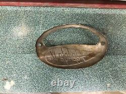 1938 V12 Lincoln Zephyr License Plate Light Bezel Surround Sedan 38