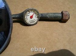 1940s Antique Joma Thermometer Mirror Automobile Vintage Chevy Ford Jalopy trog