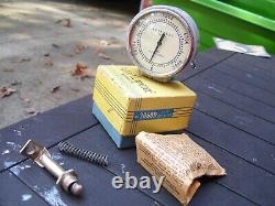 1940s Antique bakelite Auto Altimeter gauge altitude Chevy Ford rat Hot Rod gm