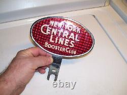 1940s Original Railroad Line License Plate Topper Vintage Chevy Ford Jalopy vw