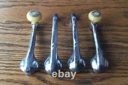 1940s Pontiac Oldsmobile Chevrolet WINDOW CRANKS & DOOR HANDLES vtg GM interior