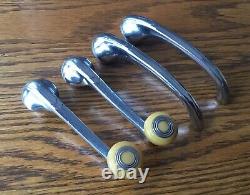 1940s Pontiac Oldsmobile Chevrolet WINDOW CRANKS & DOOR HANDLES vtg GM interior