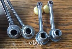 1940s Pontiac Oldsmobile Chevrolet WINDOW CRANKS & DOOR HANDLES vtg GM interior