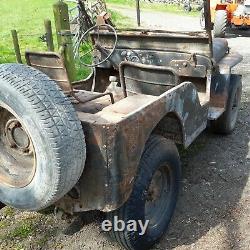 1942 Ford GPW Jeep classic car military vehicle barn find willys jeep