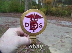 1950s Antique Auto Dentist license Plate topper Vintage Chevy Ford Hot rat Rod