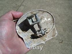 1950s Antique Automobile AAA Chrome Bumper License plate topper Vintage Ford MGB