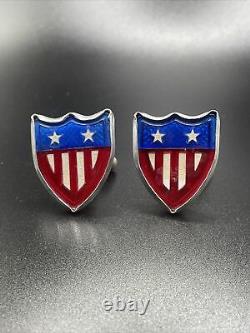 1950s Antique Kastar Flag License plate toppers Vintage Chevy Ford Motorcycle