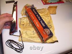 1950s Antique nos Sinko Trunk FIN-LITE lamp Vintage Chevy Ford Hot Rat Rod gm 55