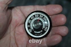 1960s Antique Auto nos Thermometer gauge Vintage Chevy Ford Hot rat Rod