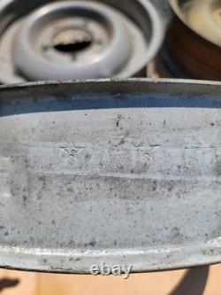 2 Split Combat Wheel Rims & Rings WWII Willys MB Ford GPW Jeep WO-A5549 GPW-1024