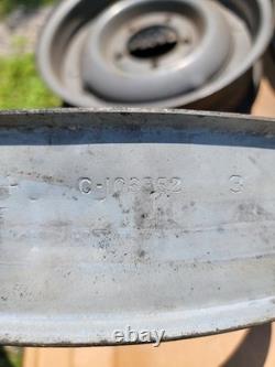 2 Split Combat Wheel Rims & Rings WWII Willys MB Ford GPW Jeep WO-A5549 GPW-1024