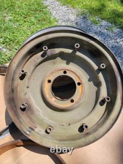 2 Split Combat Wheel Rims & Rings WWII Willys MB Ford GPW Jeep WO-A5549 GPW-1024