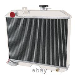 3Rows Aluminum Radiator For 1941-1952 Jeep Willys CJ2 CJ-2A CJ3 M38 / Ford GPW
