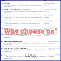 3-Core Aluminum Radiator Fit 1941-1952 Jeep Willys CJ2 CJ-2A CJ3 M38 Ford GPW