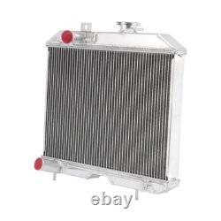 3-Core Aluminum Radiator Fit 1941-1952 Jeep Willys CJ2 CJ-2A CJ3 M38 Ford GPW