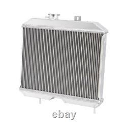 3-Core Aluminum Radiator Fit 1941-1952 Jeep Willys CJ2 CJ-2A CJ3 M38 Ford GPW