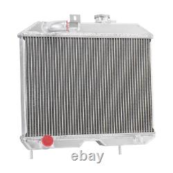 3-Core Aluminum Radiator For 1941-1952 50 Jeep Willys CJ2 CJ-2A CJ3 M38 Ford GPW