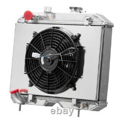 3-Core Radiator Shroud Fan Fits 1941-1952 Jeep Willys MB/CJ-2A/M38/Ford GPW