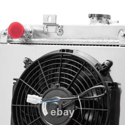 3-Core Radiator Shroud Fan Fits 1941-1952 Jeep Willys MB/CJ-2A/M38/Ford GPW