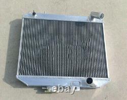 3 Row Aluminum Radiator+FAN For Jeep Willys MB/CJ-2A/M38/Ford GPW 1941-1952 MT