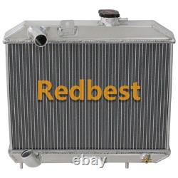 3 Row Aluminum Radiator Fit 1941-52 Jeep Willys MB/CJ-2A/M38/Ford GPW 2.2L L4 MT