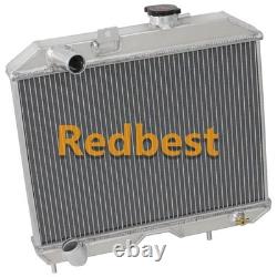 3 Row Aluminum Radiator Fit 1941-52 Jeep Willys MB/CJ-2A/M38/Ford GPW 2.2L L4 MT