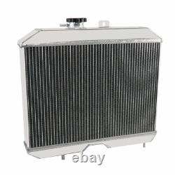 3 Row Aluminum Radiator Fit For 1941-52 Jeep Willys CJ2 CJ-2A CJ3 M38 Ford GPW