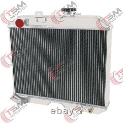3 Row Aluminum Radiator Fits 1941-1952 48 Jeep Willys CJ2 CJ-2A CJ3 M38 Ford GPW