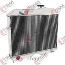 3 Row Aluminum Radiator Fits 1941-1952 48 Jeep Willys CJ2 CJ-2A CJ3 M38 Ford GPW