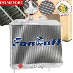 3 Row Aluminum Radiator For 1941-1952 44 45 Jeep Willys MB/CJ-2A/M38/Ford GPW
