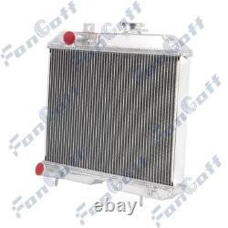 3 Row Aluminum Radiator For 1941-1952 44 45 Jeep Willys MB/CJ-2A/M38/Ford GPW