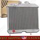 3 Row Aluminum Radiator For 1941-1952 46 Jeep Willys Cj2 Cj-2a Cj3 M38 Ford Gpw