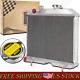 3-row Aluminum Radiator For 1941-1952 Jeep Willys Cj2 Cj-2a Cj3 M38 / Ford Gpw