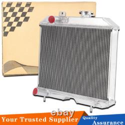 3 Row Aluminum Radiator For 1941-1952 Jeep Willys CJ2 CJ-2A CJ3 M38 Ford GPW