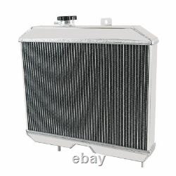 3 Row Aluminum Radiator For 1941-1952 Jeep Willys MB/CJ-2A/M38 & Ford GPW