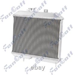 3-Row Aluminum Radiator For 1941-1952 Jeep Willys MB CJ-2A M38 Ford GPW New