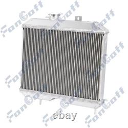 3-Row Aluminum Radiator For 1941-1952 Jeep Willys MB CJ-2A M38 Ford GPW New