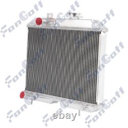 3-Row Aluminum Radiator For 1941-1952 Jeep Willys MB CJ-2A M38 Ford GPW New