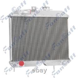 3-Row Aluminum Radiator For 1941-1952 Jeep Willys MB CJ-2A M38 Ford GPW New